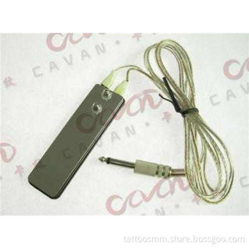 Flat Small Stainless Steel Pedal With Transparent Wire For